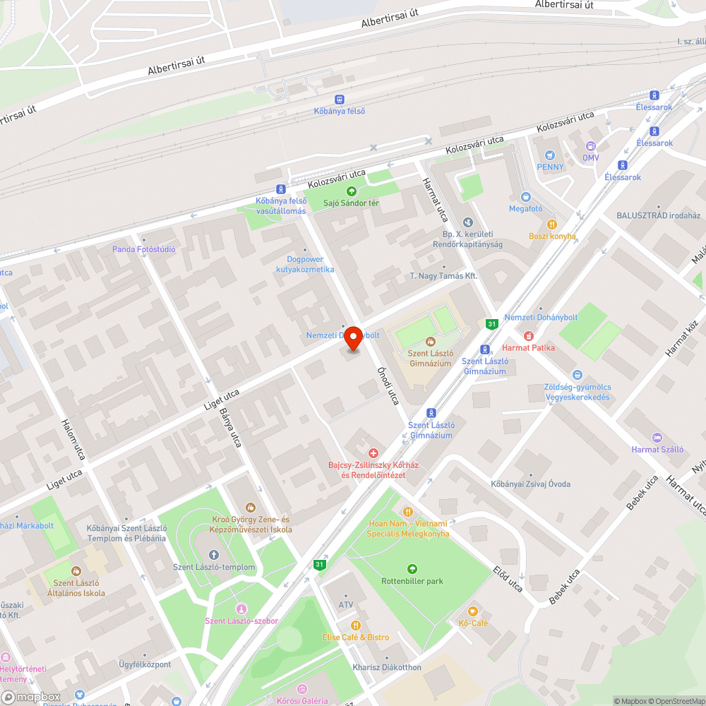 Megsüllyedt fedlap bejelentés helye