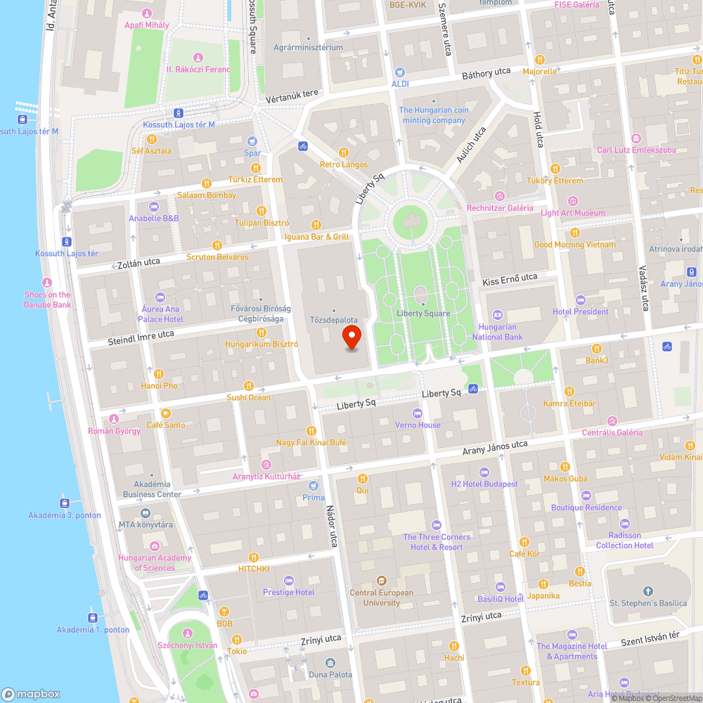 Gazos és szemetes Szabadság tér bejelentés helye