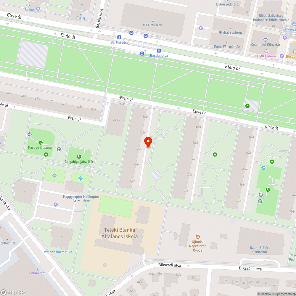 Matrac a parkban bejelentés helye