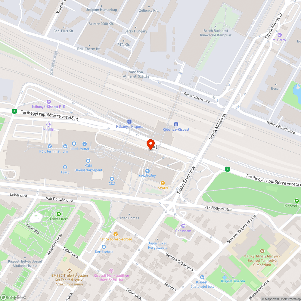 Eldugult folyókák a KÖKI-n 3.0 bejelentés helye