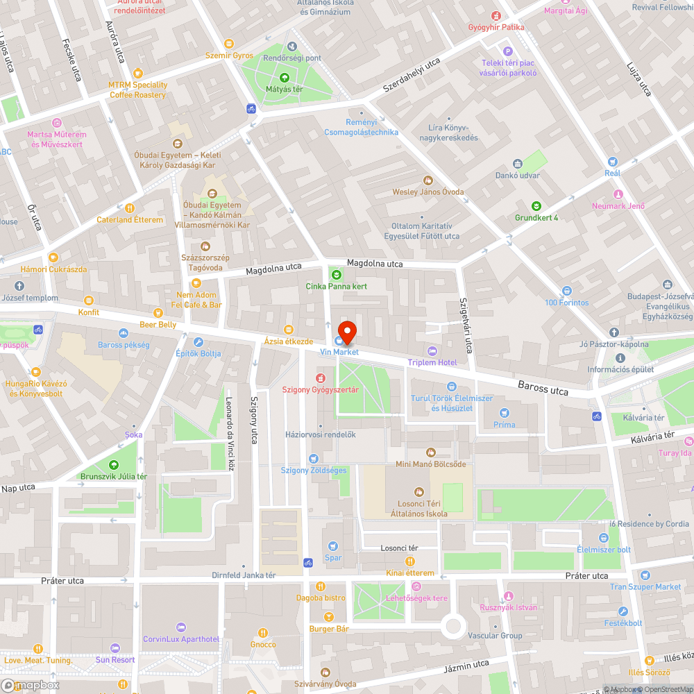 Elhagyott kerékpár bejelentés helye