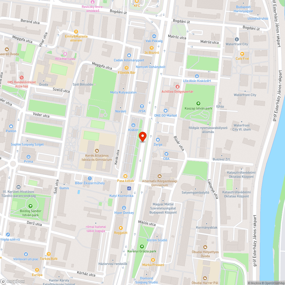 Úttestre belógó zöldnövényzet bejelentés helye