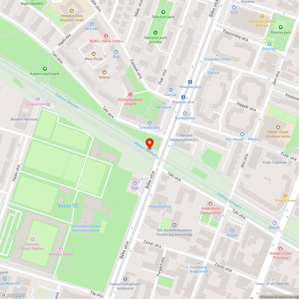 Bálványfa hajtások bejelentés helye