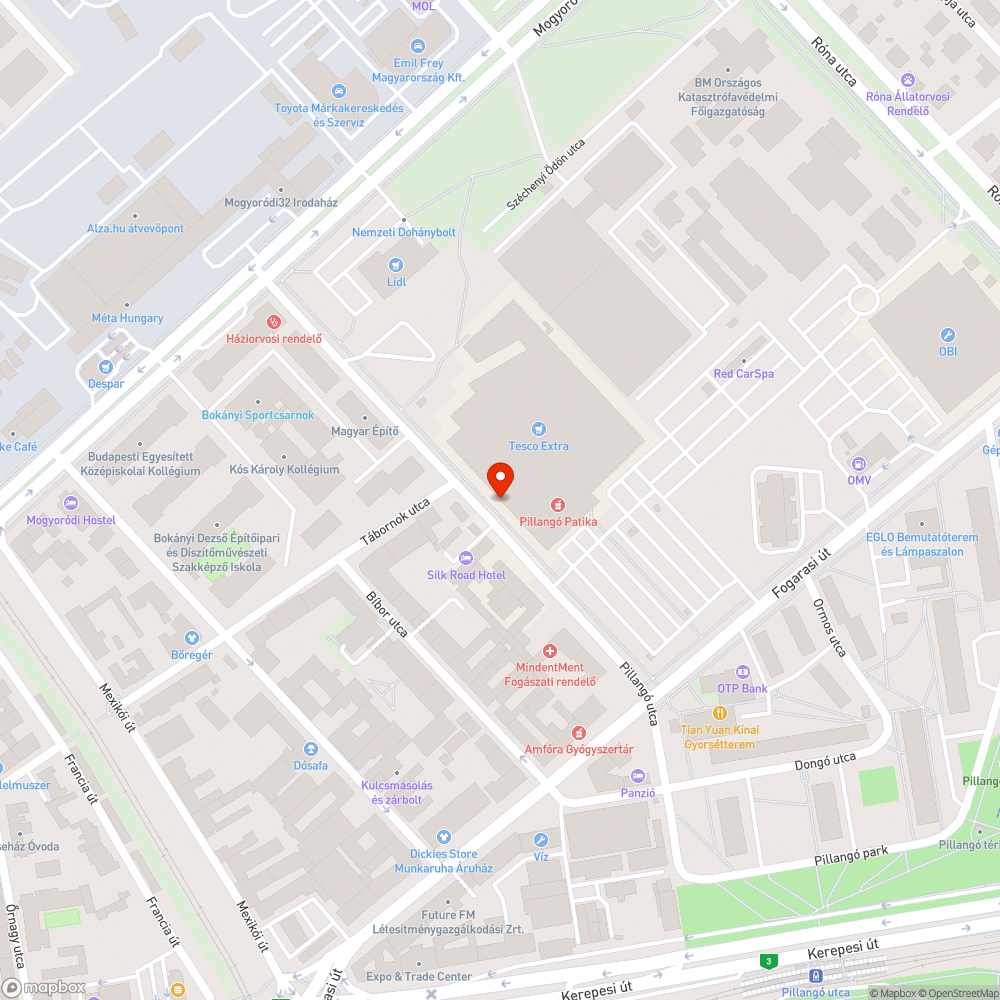 Teljesen lekopott zebra bejelentés helye