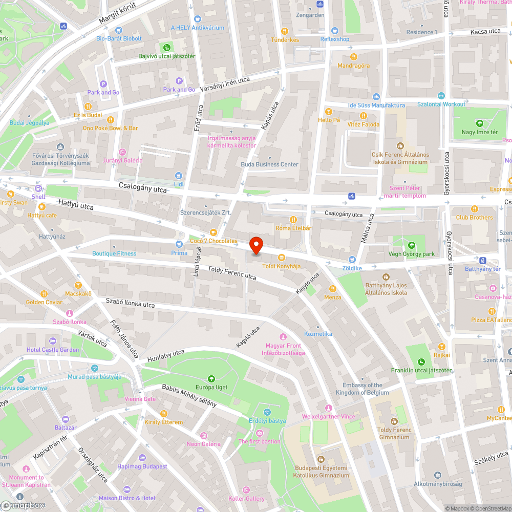 Ablak melletti szemetes bejelentés helye