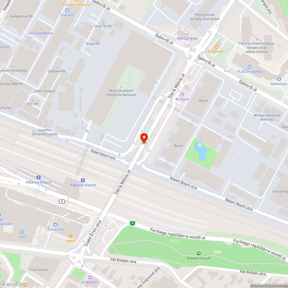 Kidőlőfélben lévő lámpa bejelentés helye