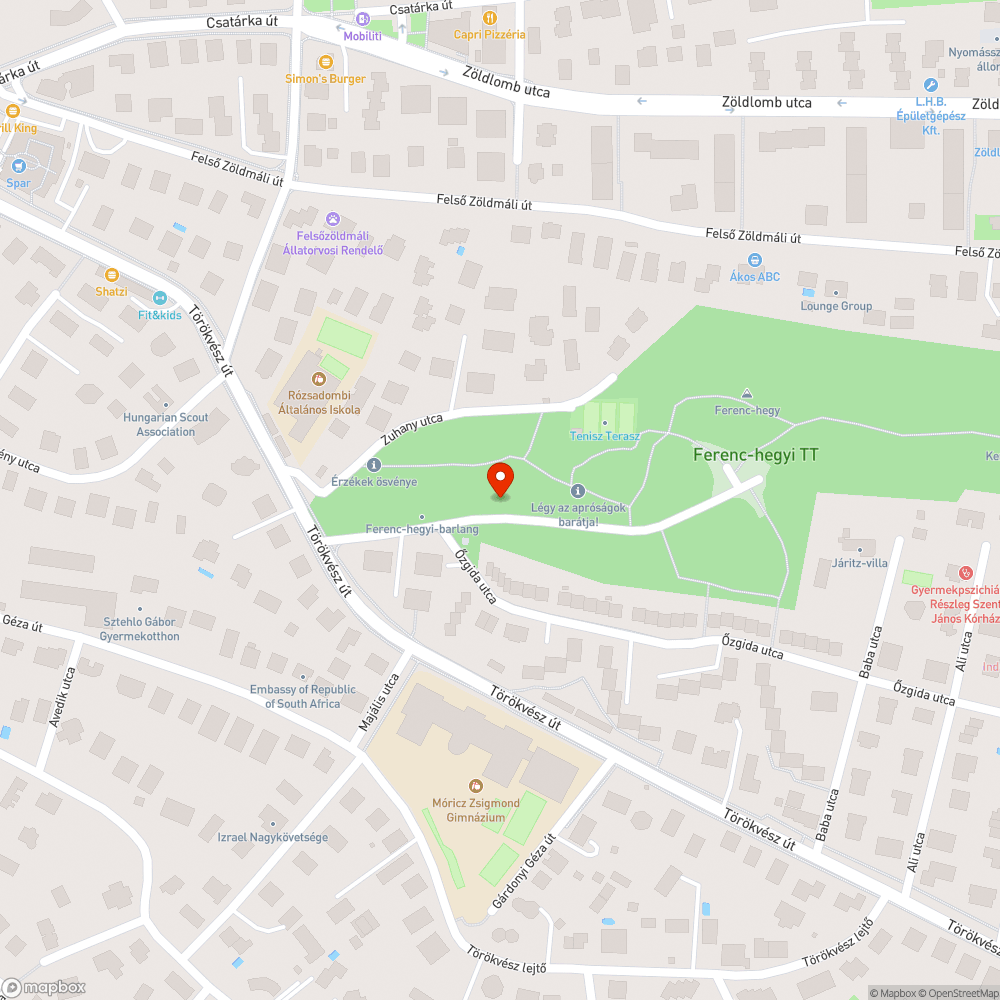 Szemét a természetvédelmi területen bejelentés helye