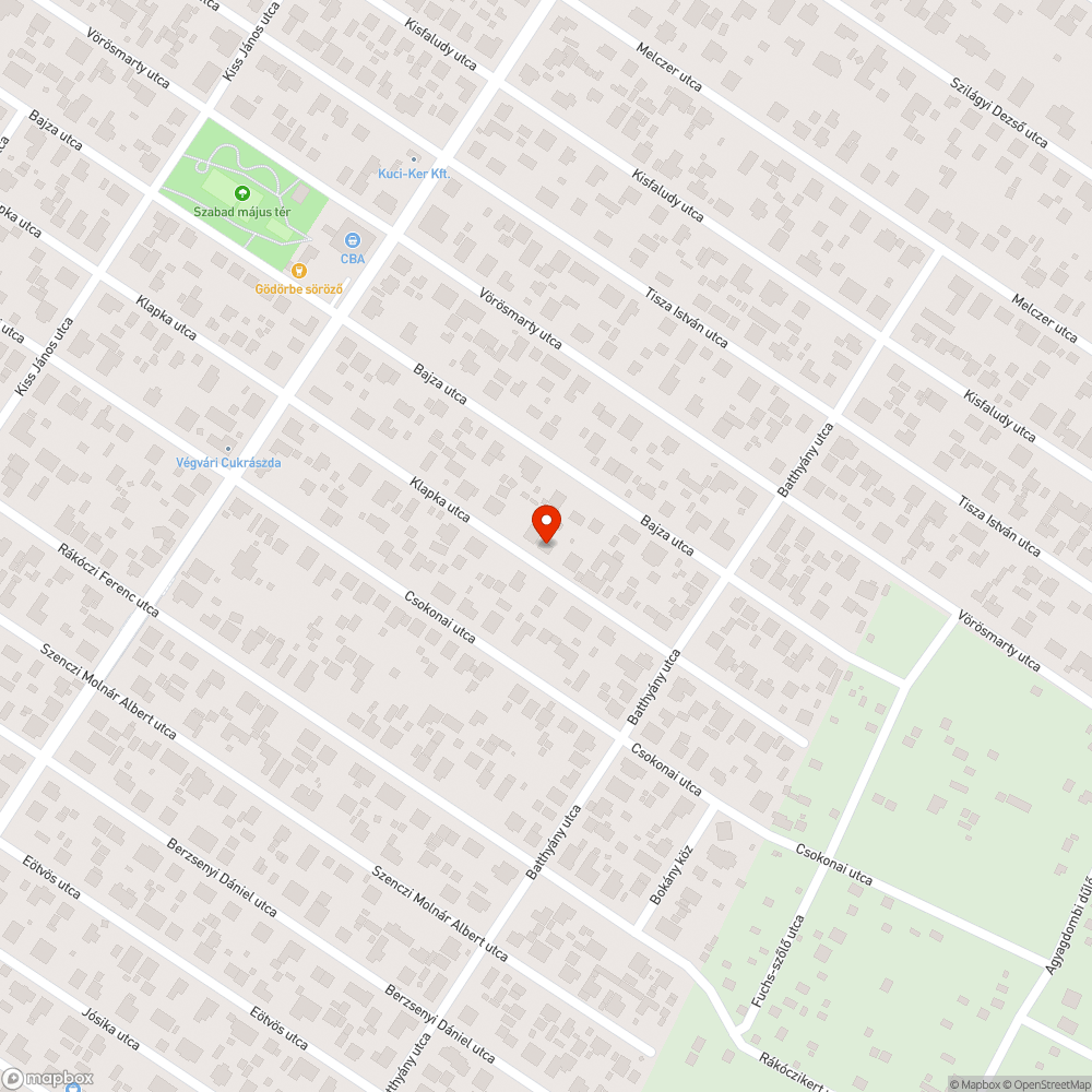 Nagy mélyedés az eső miatt bejelentés helye