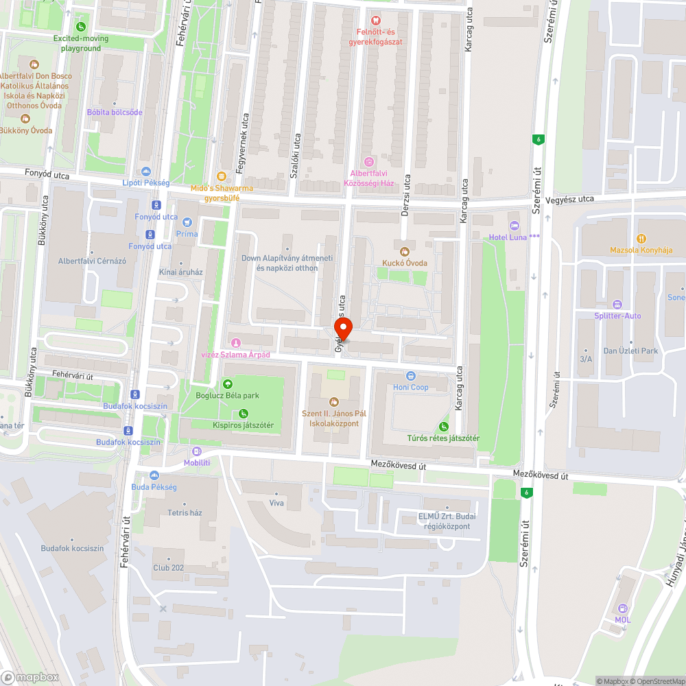 Széttört aknafedelek bejelentés helye