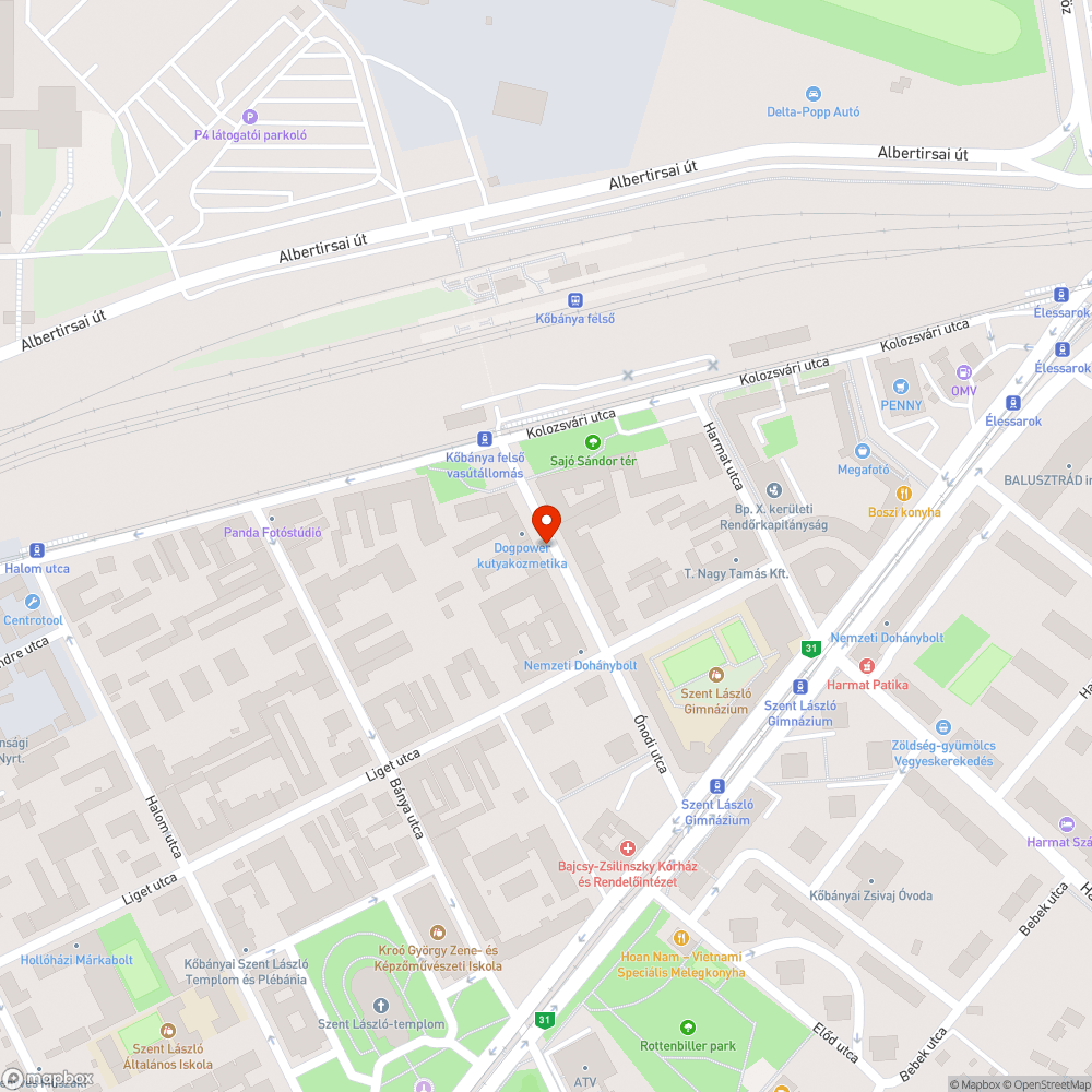 Nagyon rossz minőségű járda szakasz bejelentés helye