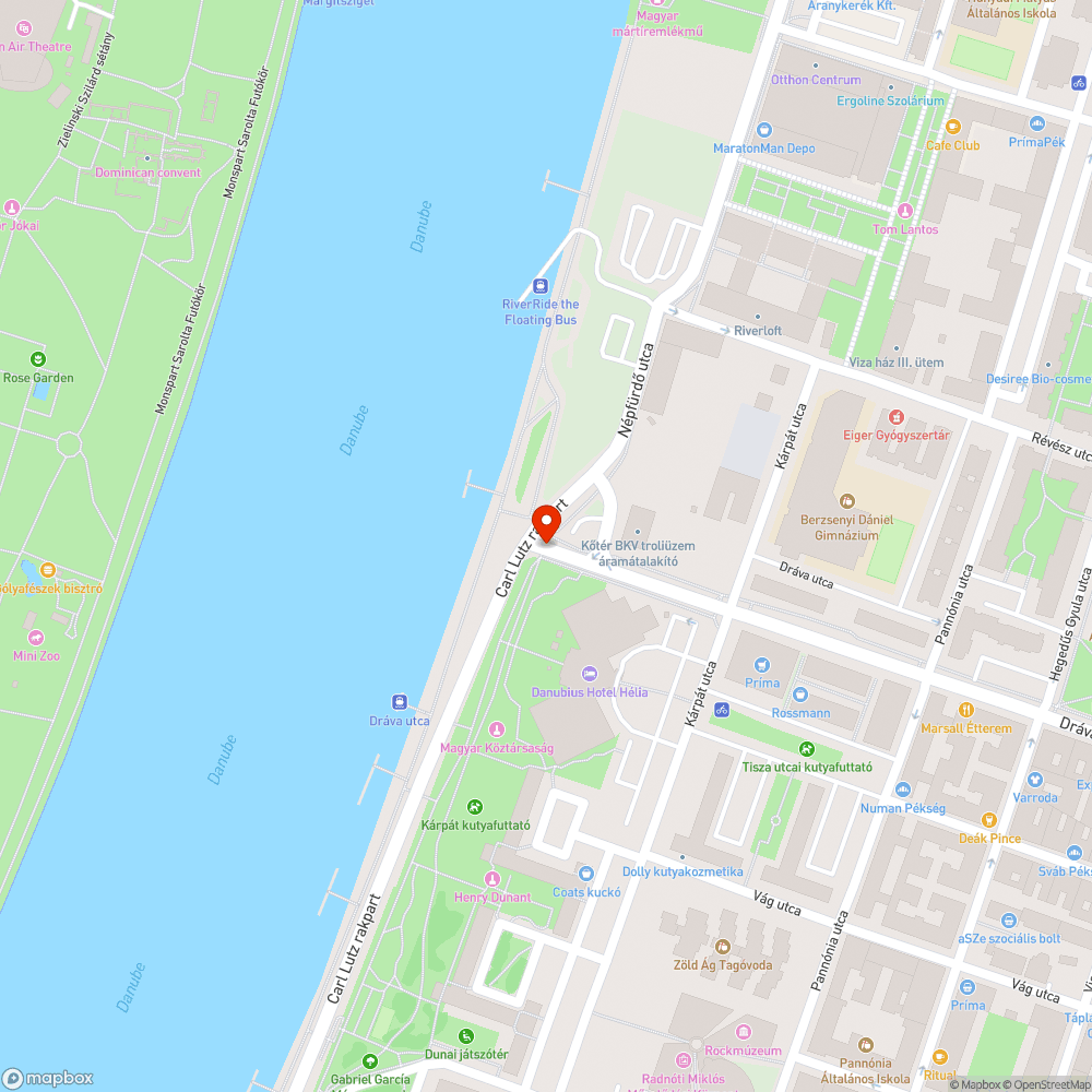 Megrongált kerékpáros közlekedési lámpa bejelentés helye