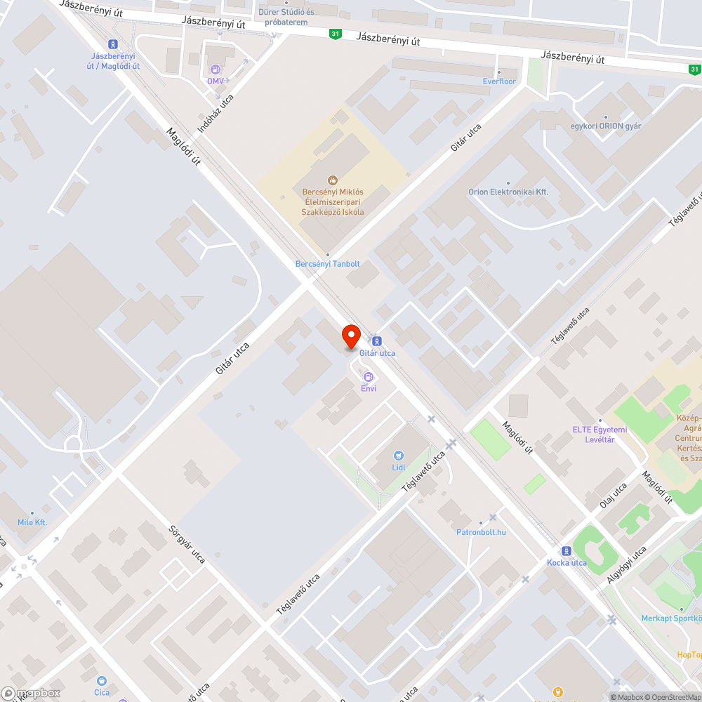 Tönkrement útszakasz bejelentés helye