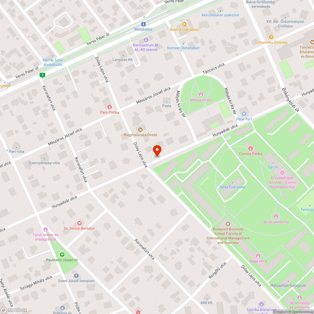 Hiányzó KRESZ tábla bejelentés helye