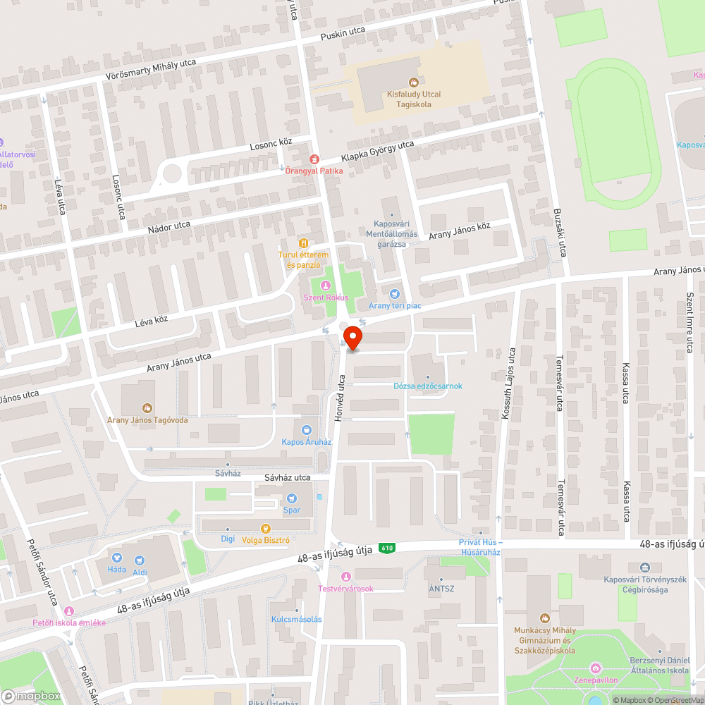 Kerékpáros szervizpont bejelentés helye