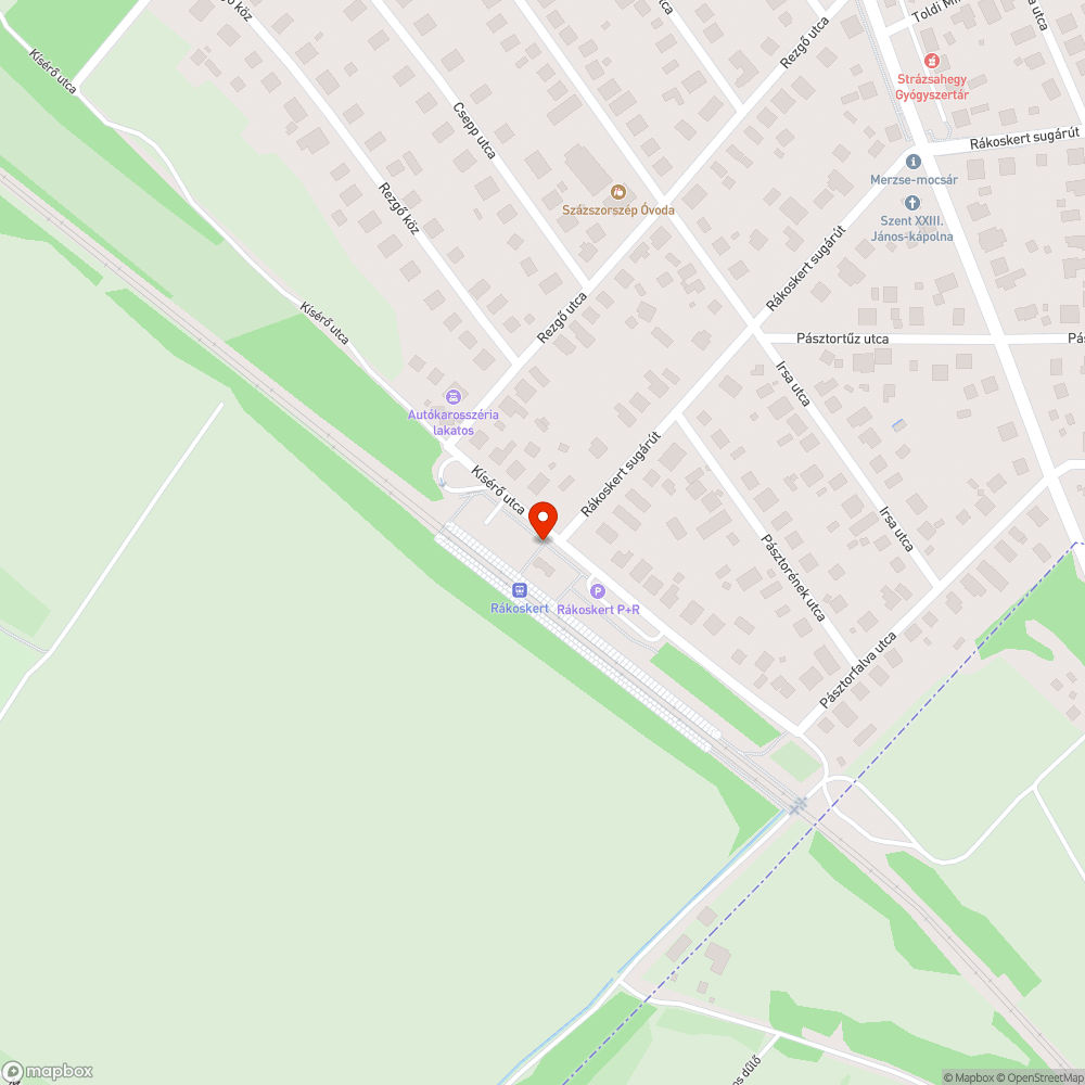 Elhanyagolt vasútállomás bejelentés helye