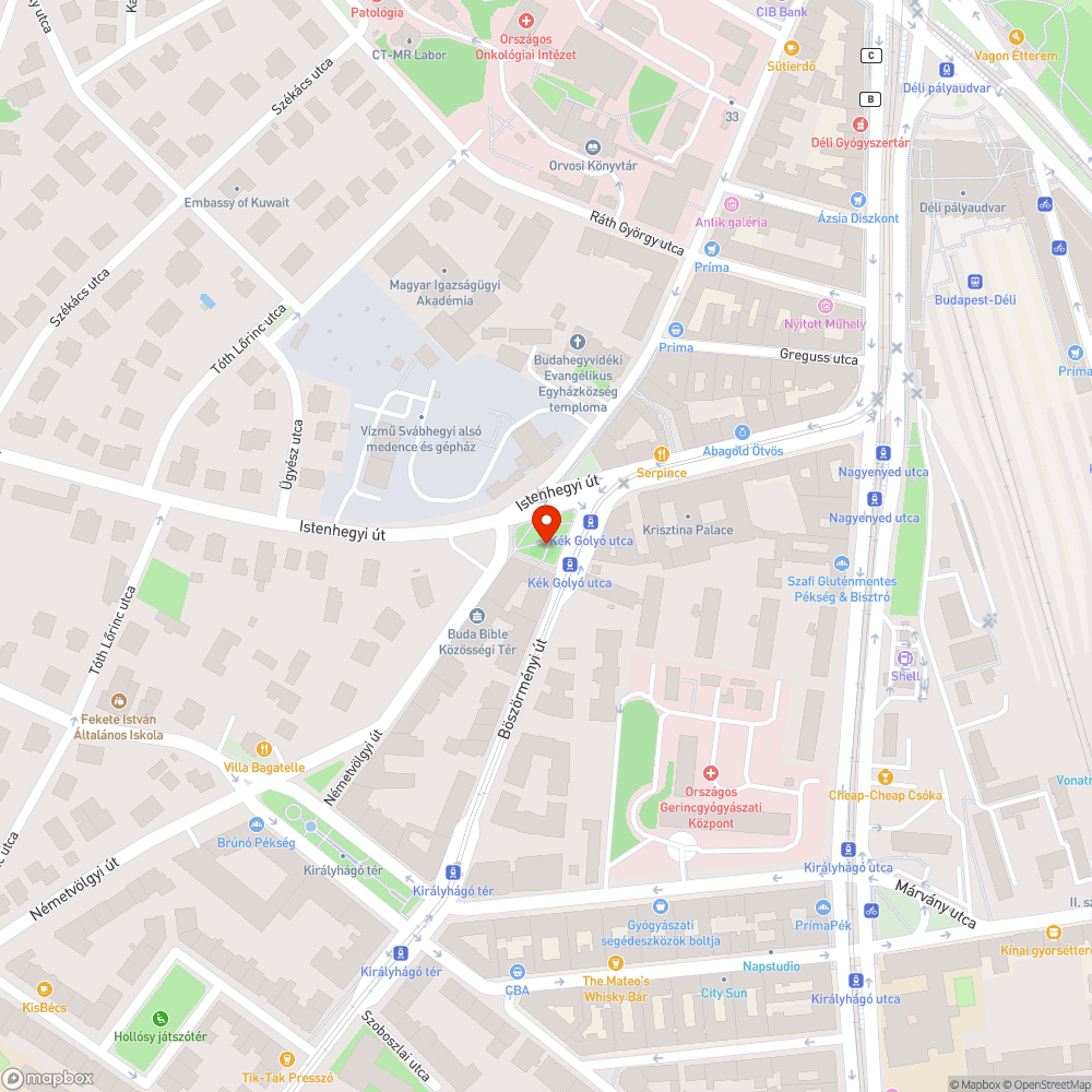 Szemetes park bejelentés helye