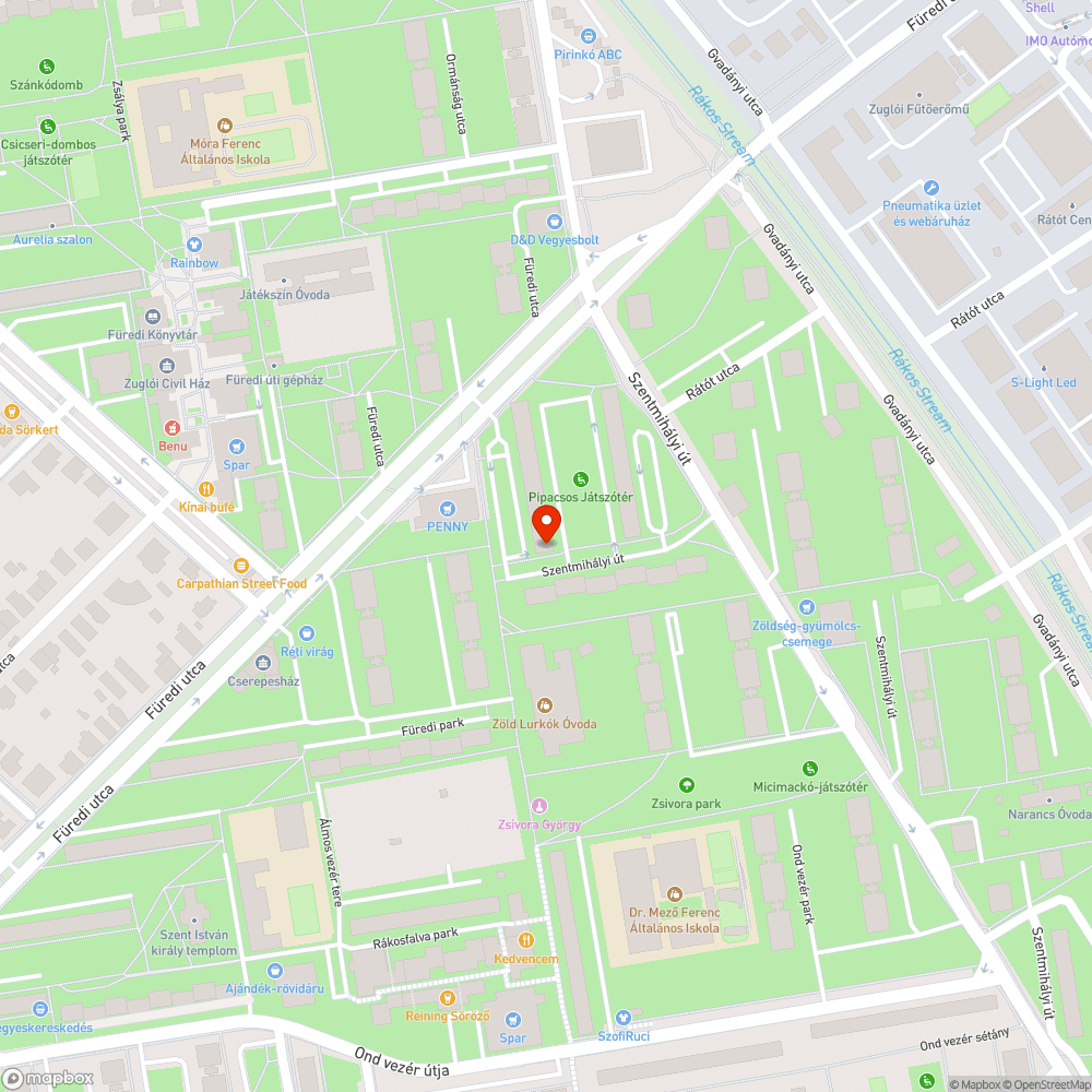 Elfelejtett autó bejelentés helye