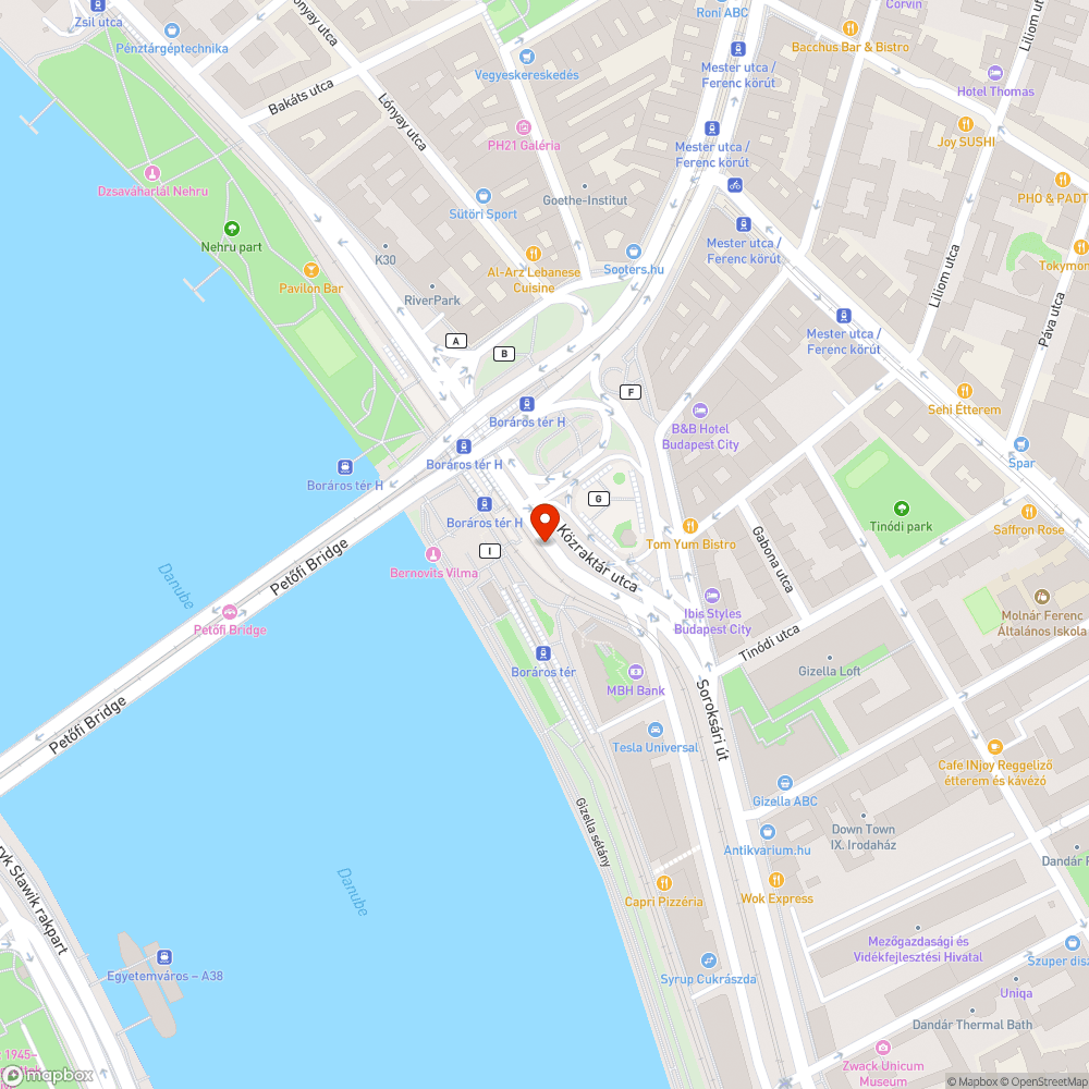 Félredobott korlátsor bejelentés helye