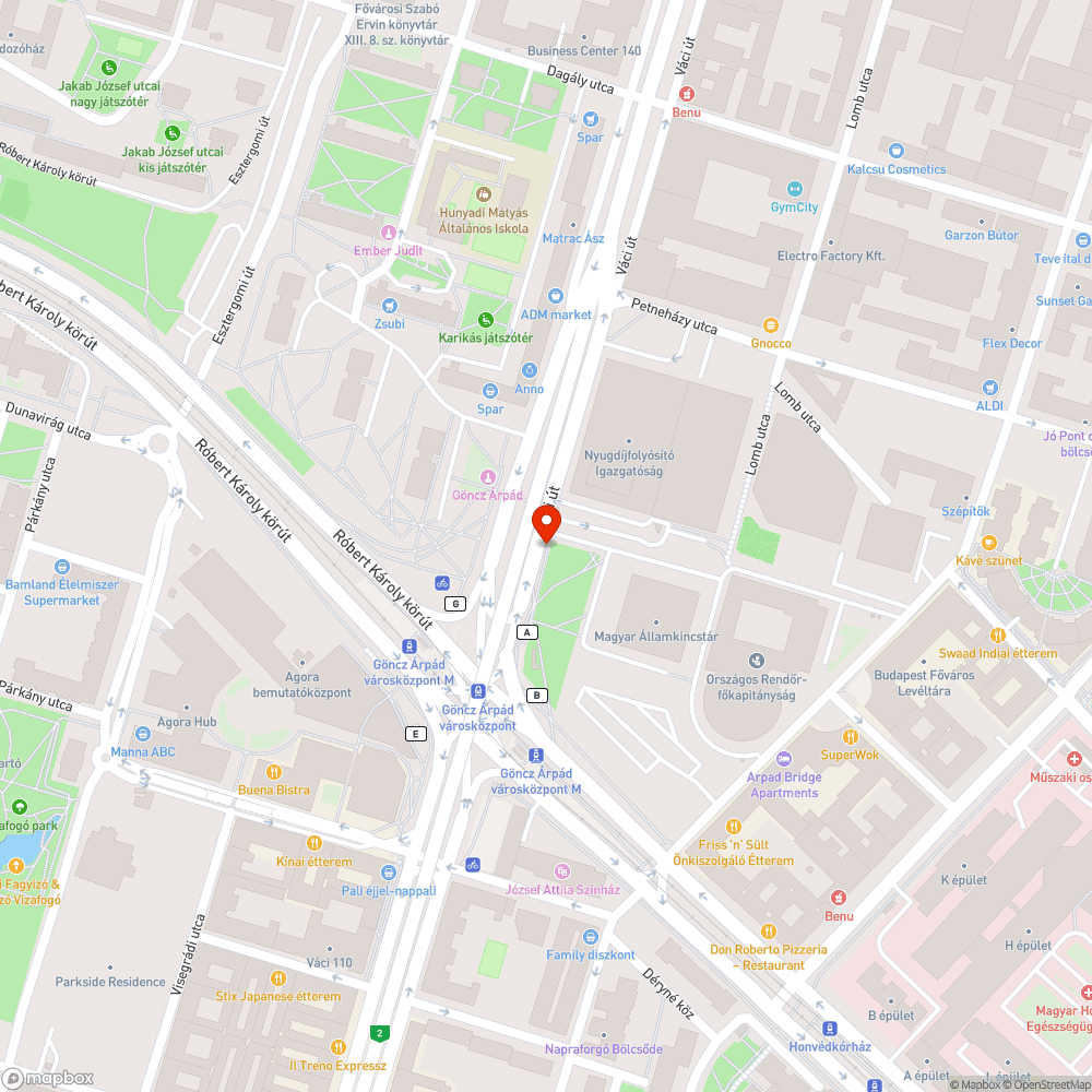 Megsüllyedt aknafedlap bejelentés helye