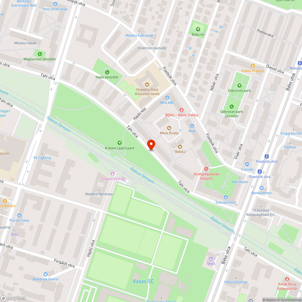 Kiszáradt bokor bejelentés helye