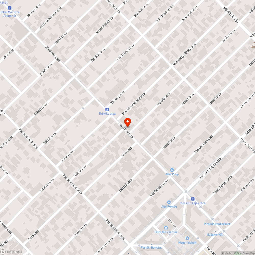 Problémás víznyelő bejelentés helye