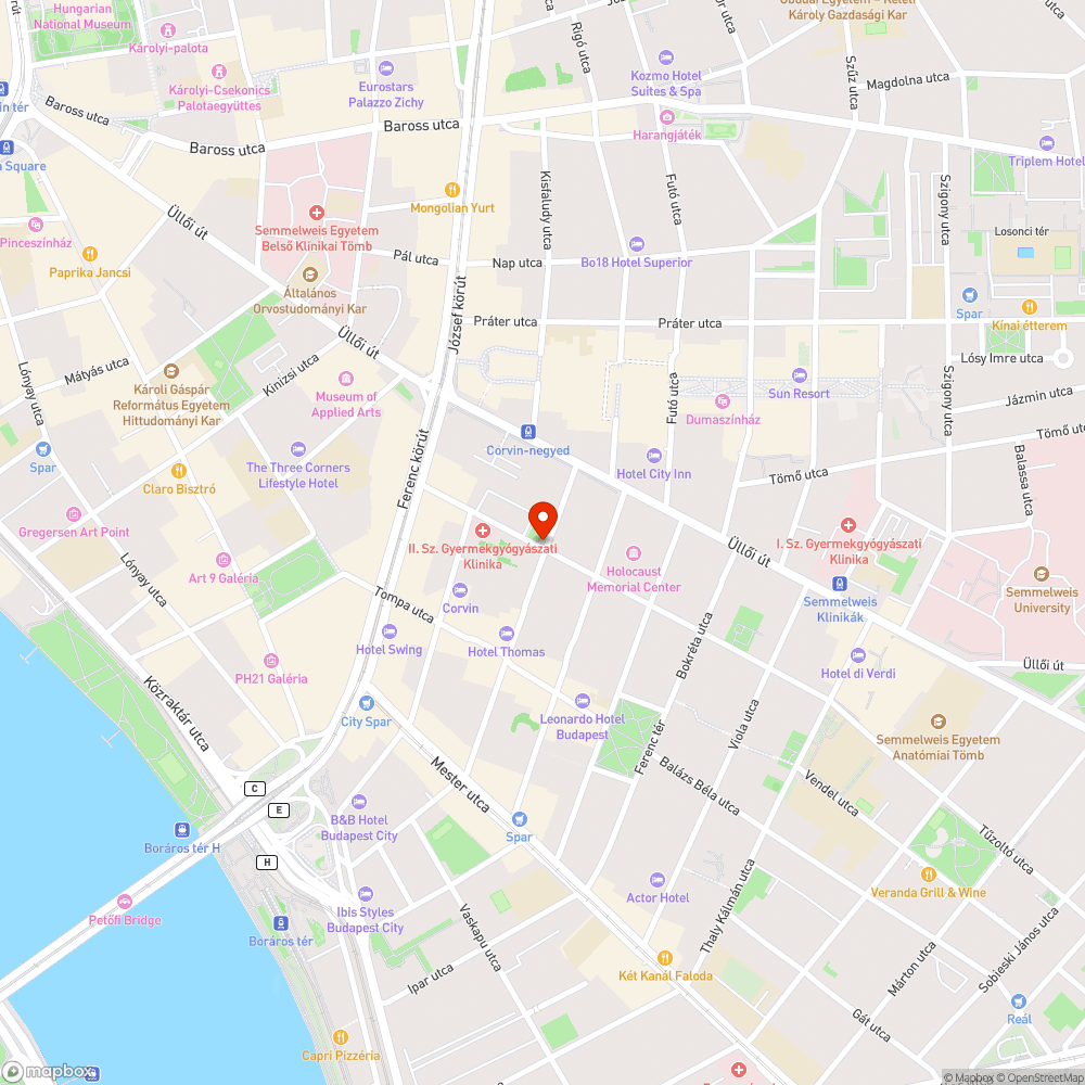 Elromlott köztéri csap bejelentés helye