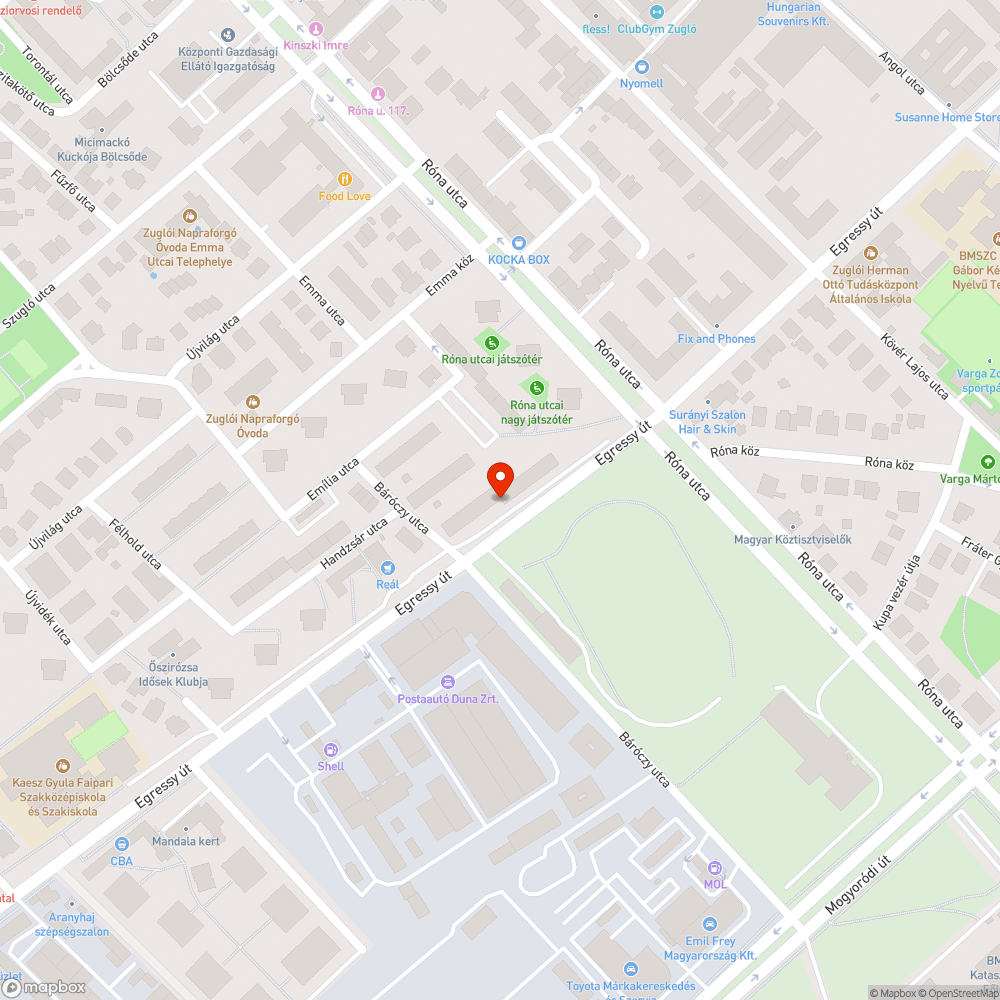 Besüllyedt járda bejelentés helye