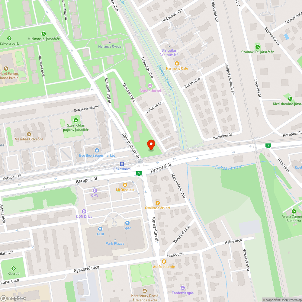 Bicikliút kiszabadítása bejelentés helye