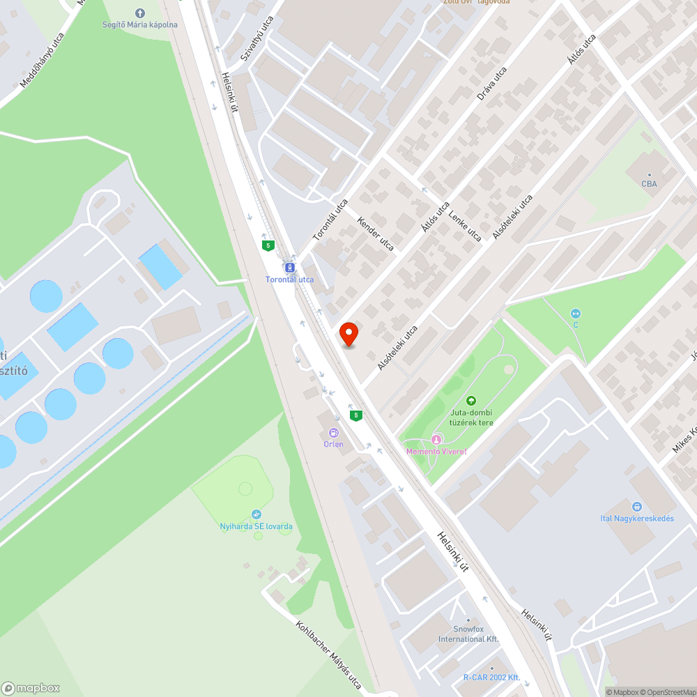 Magányos hűtő bejelentés helye