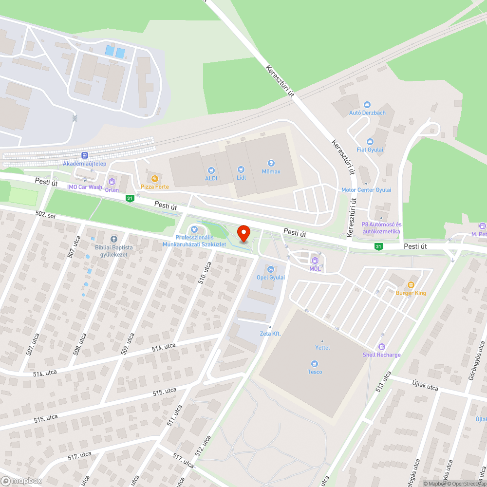 Kiégett autóroncs foglalja a közterületet bejelentés helye