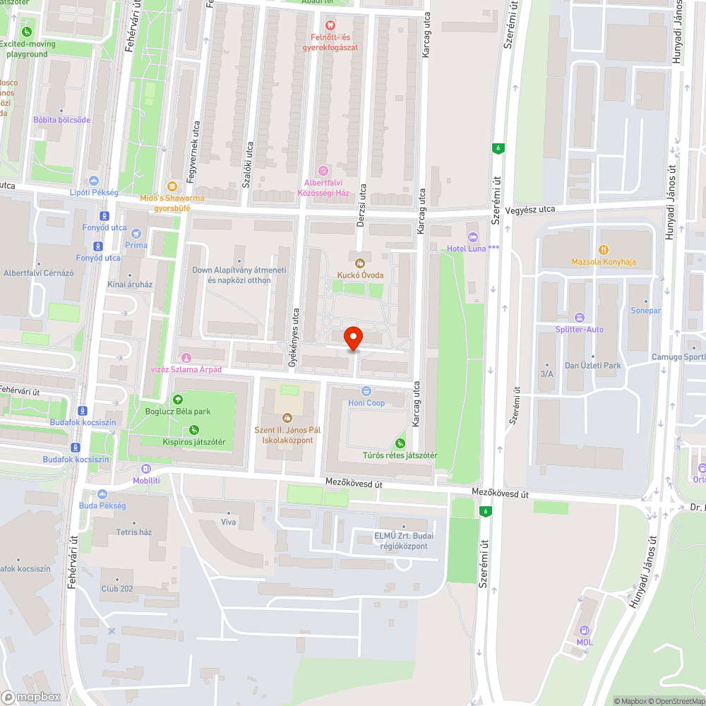 Kiszáradt ág bejelentés helye