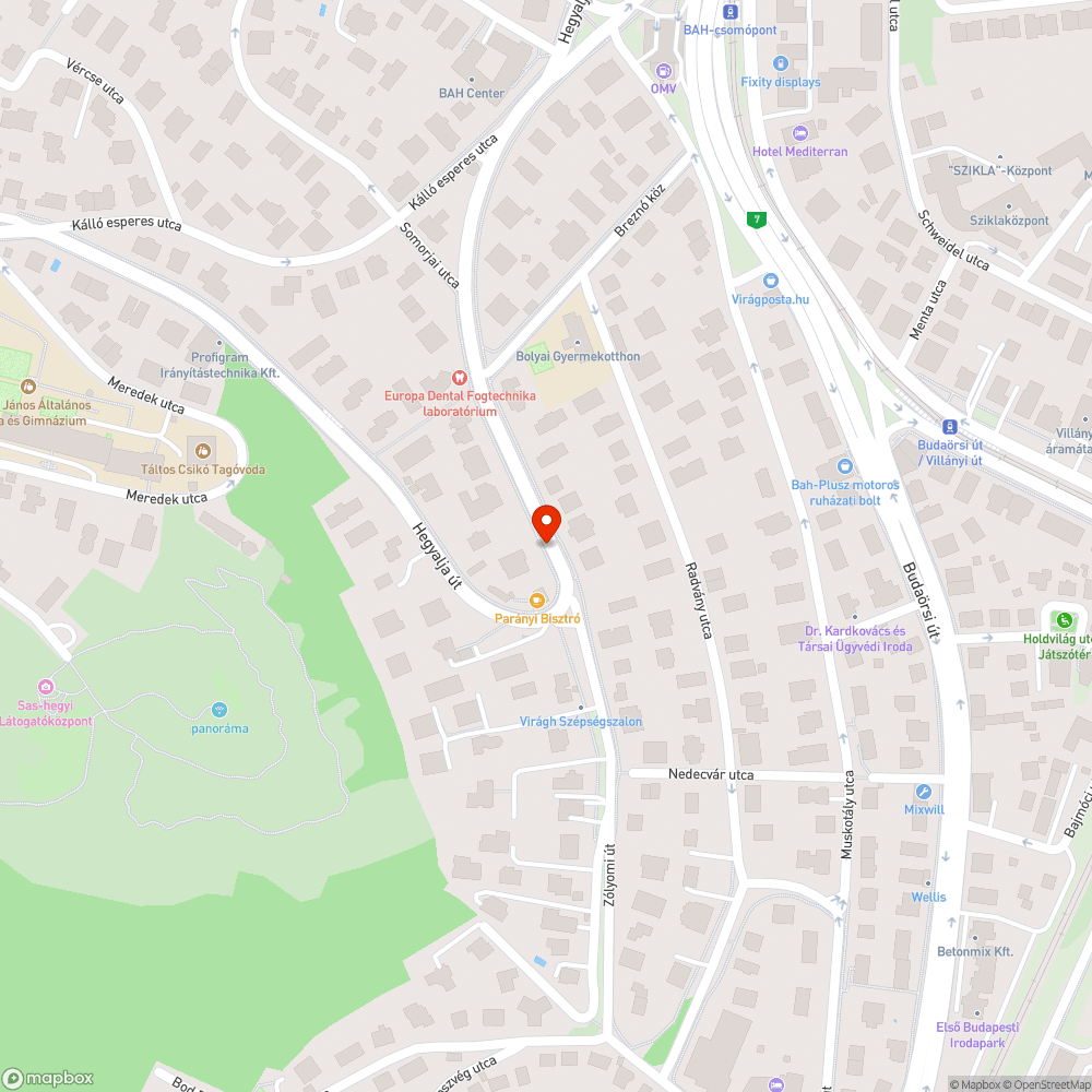 Kopott pad bejelentés helye