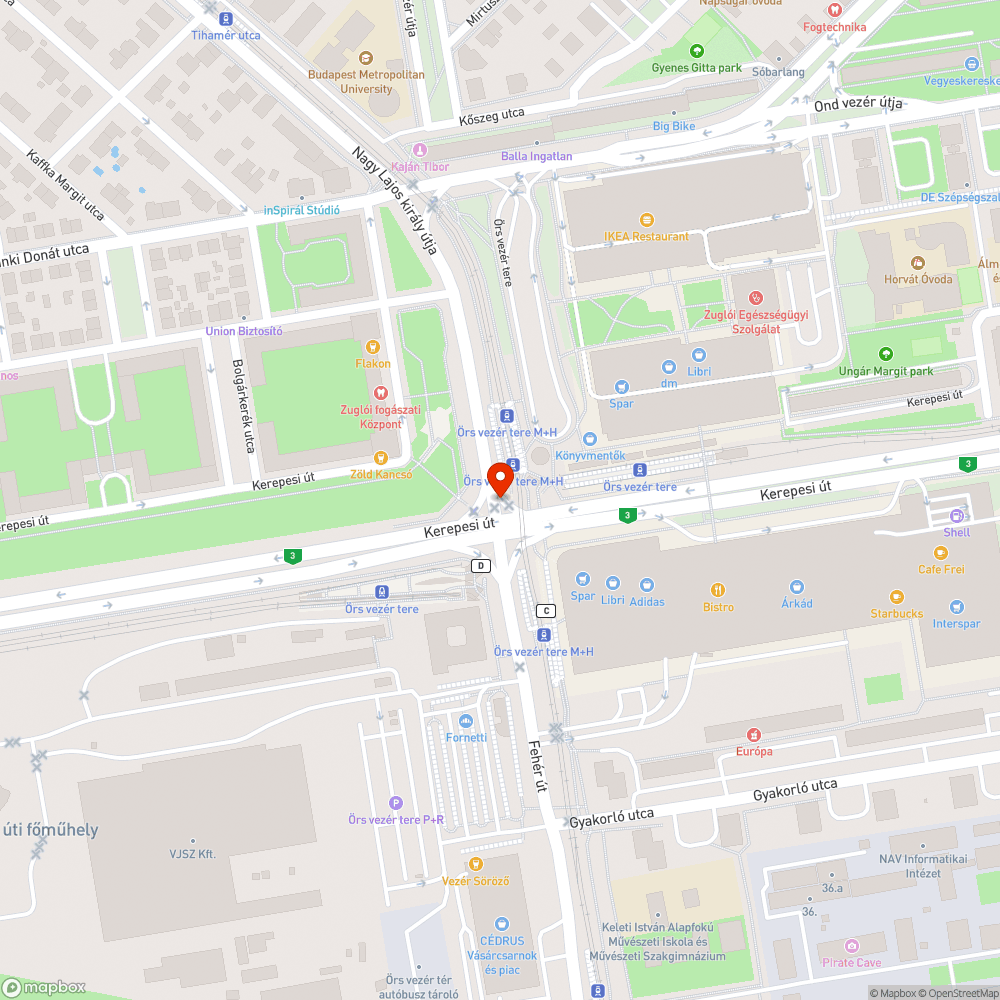 Aszfalttörmelék bejelentés helye