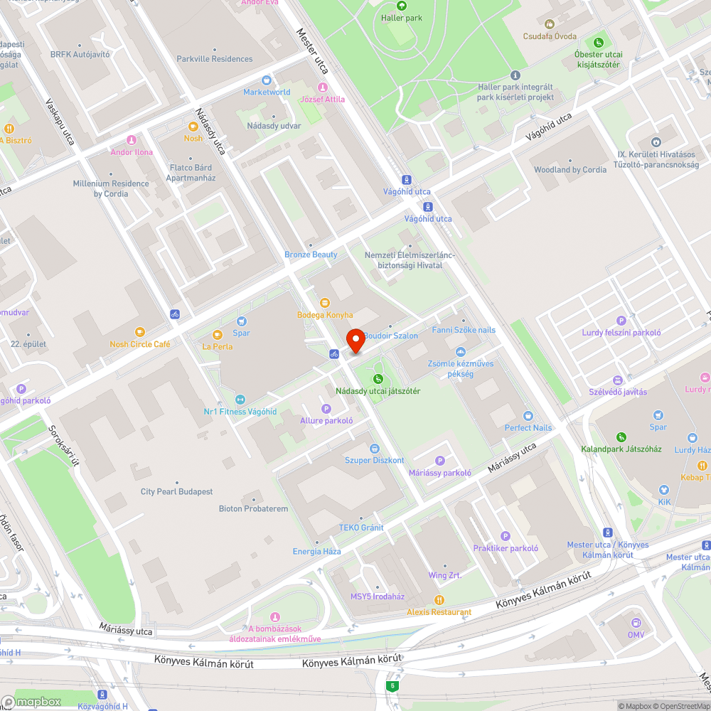 Közterületen parkoló külföldi rendszámú autó bejelentés helye