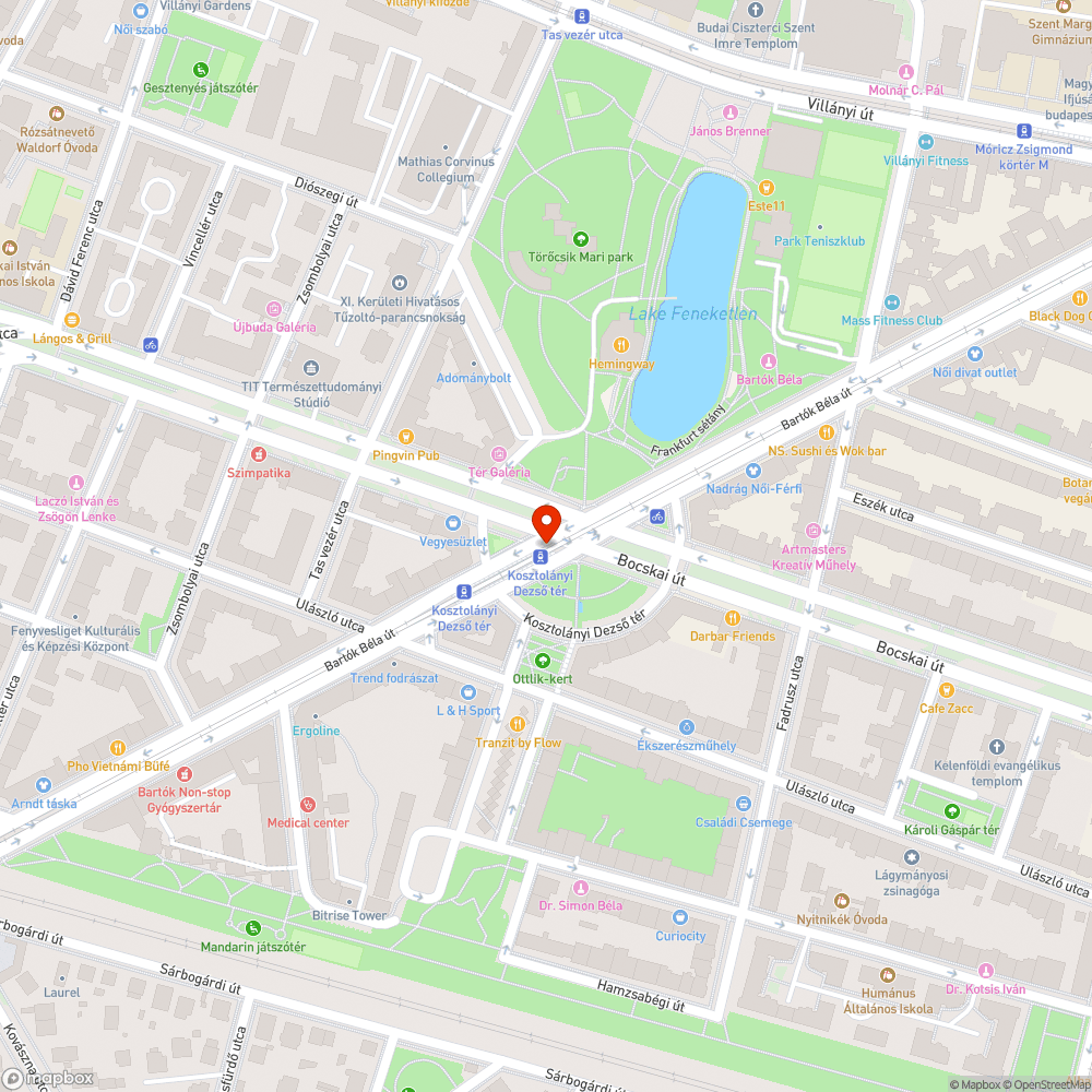 Menetrendjelző bejelentés helye