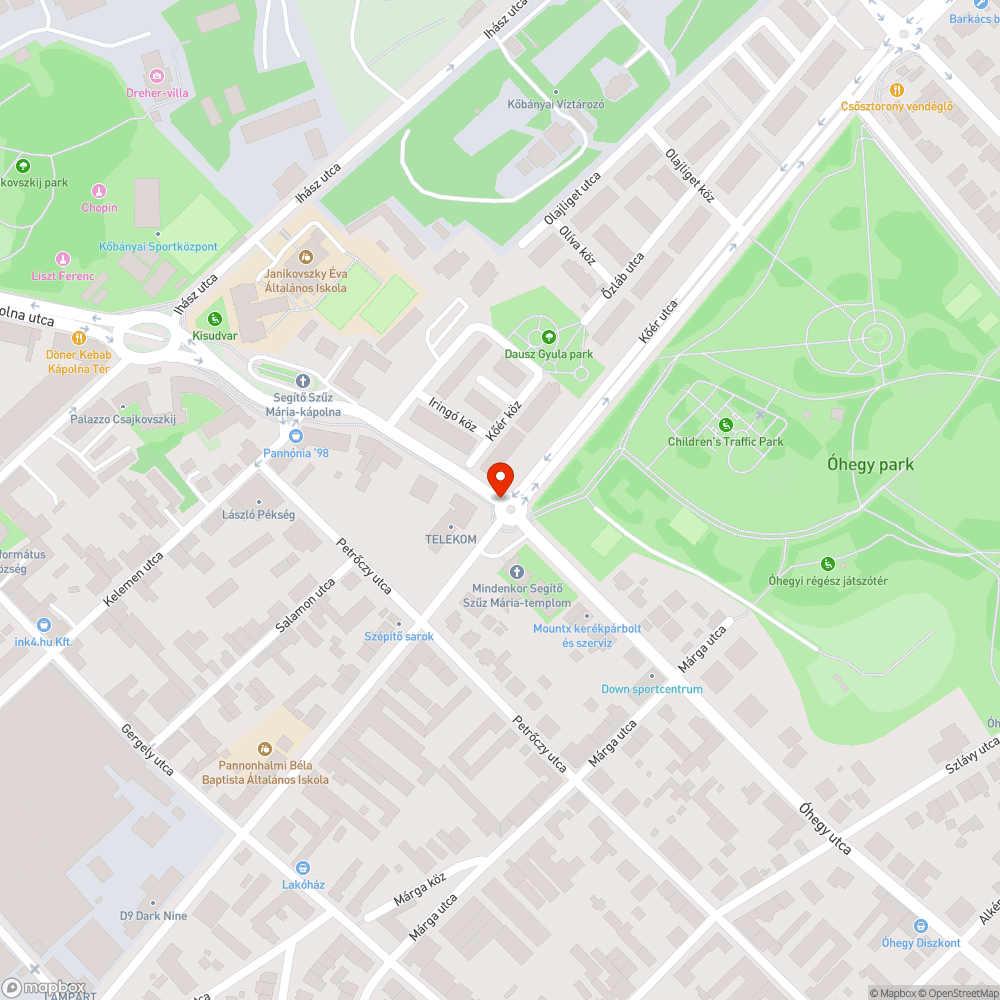 Útburkolat állapotának leromlása bejelentés helye