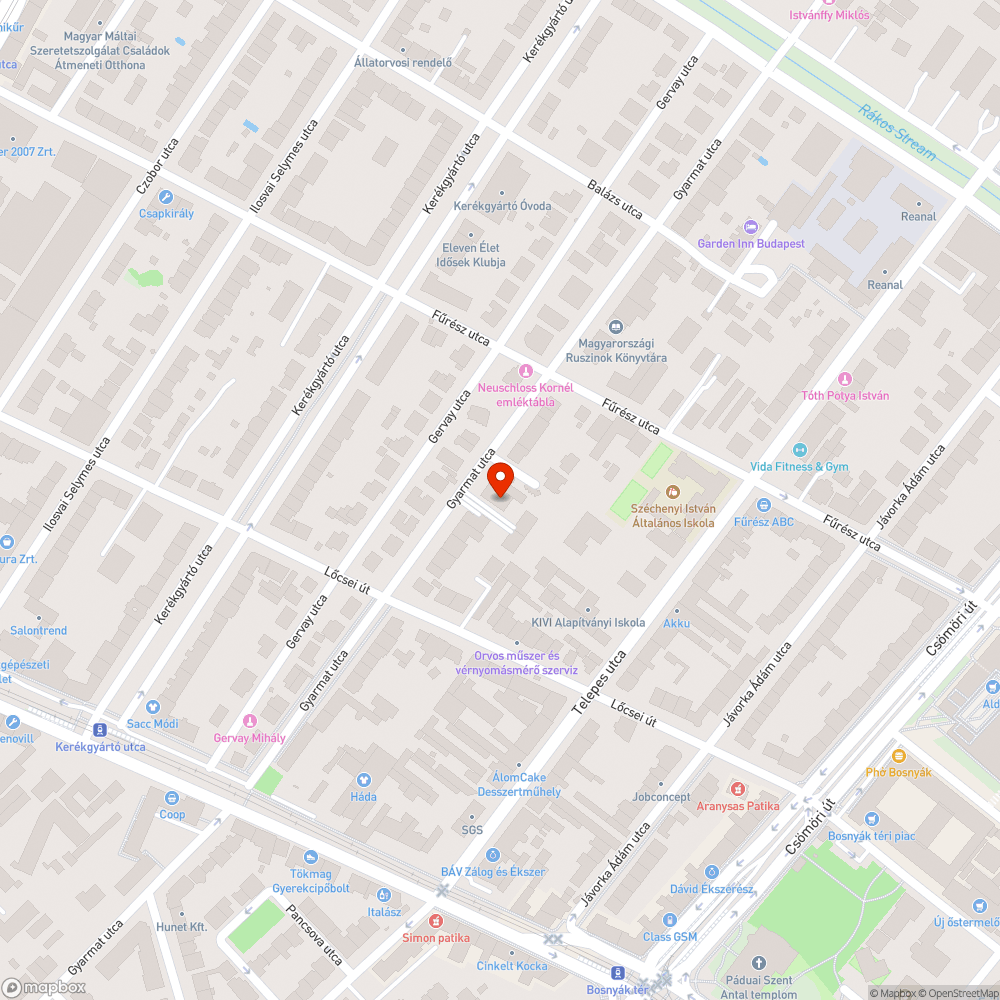 Elhagyott, rendszám nélküli BMW bejelentés helye