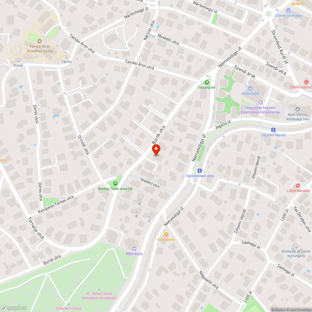 Sérült keret bejelentés helye