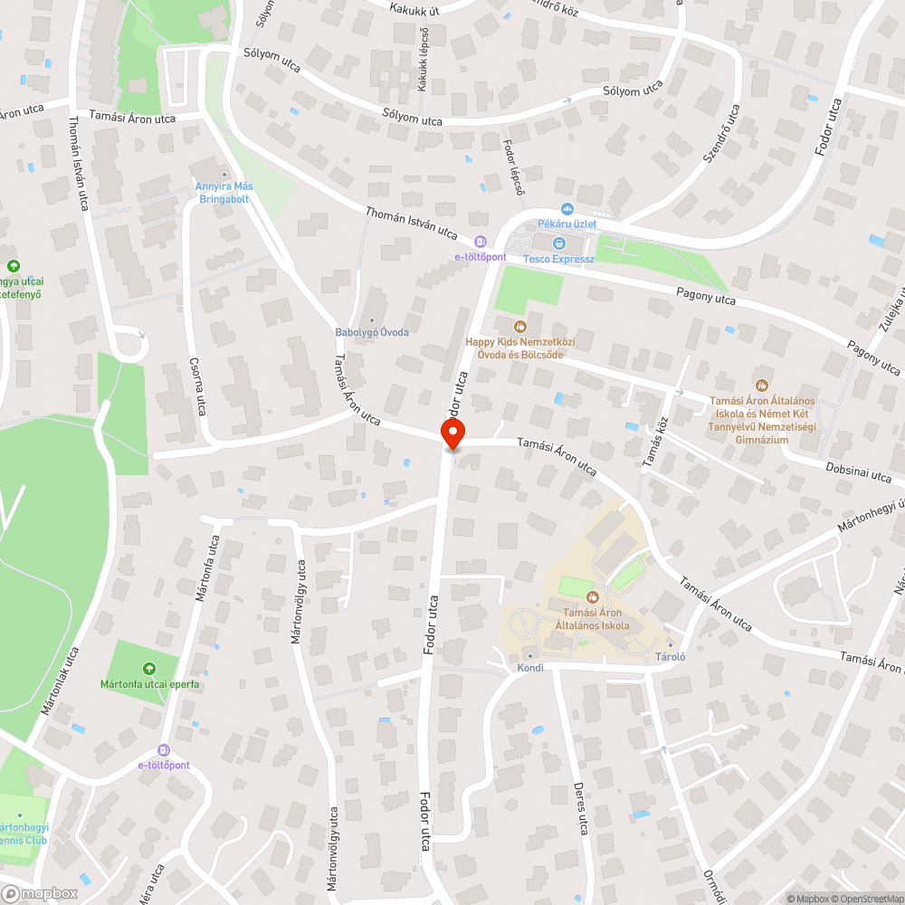 Kopott pad bejelentés helye