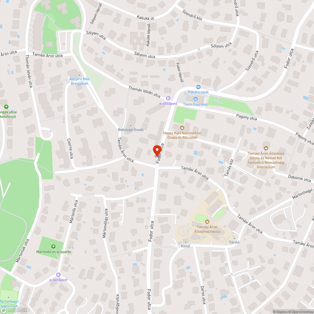 Kopott pad bejelentés helye