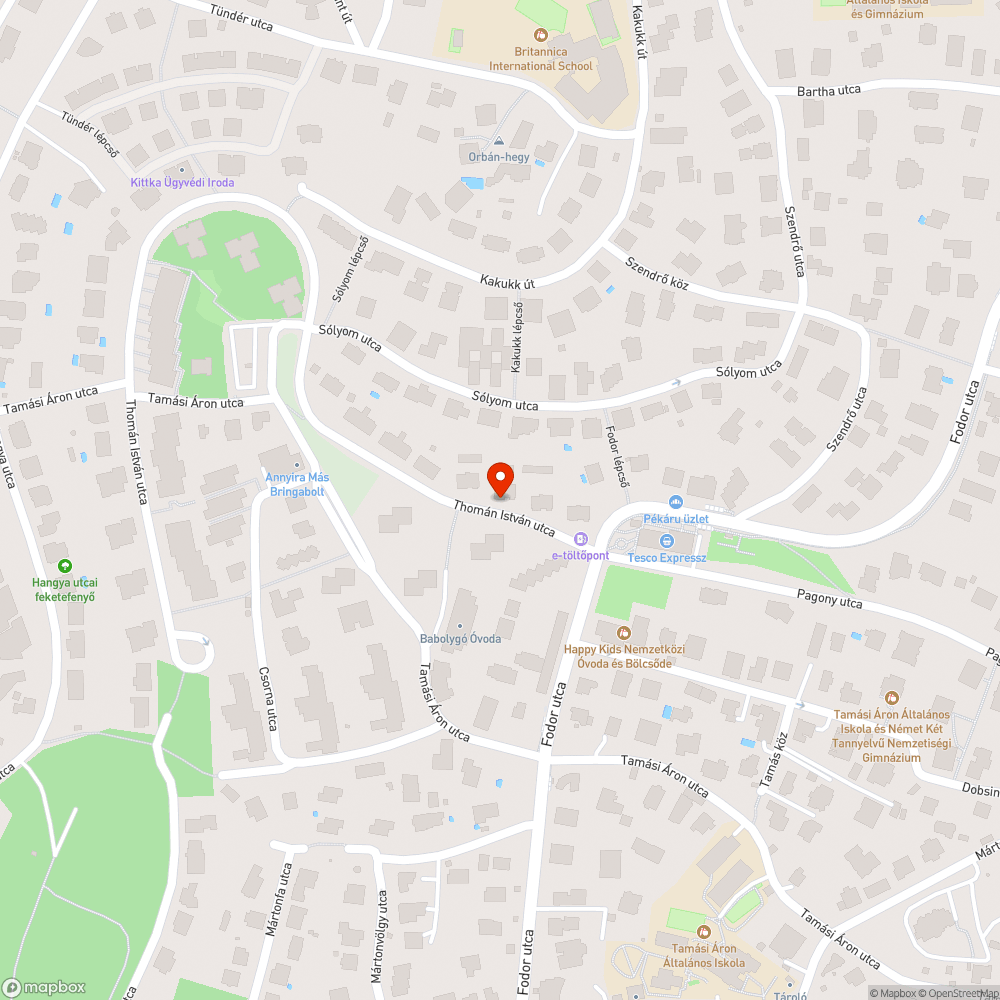 Sérült járda bejelentés helye