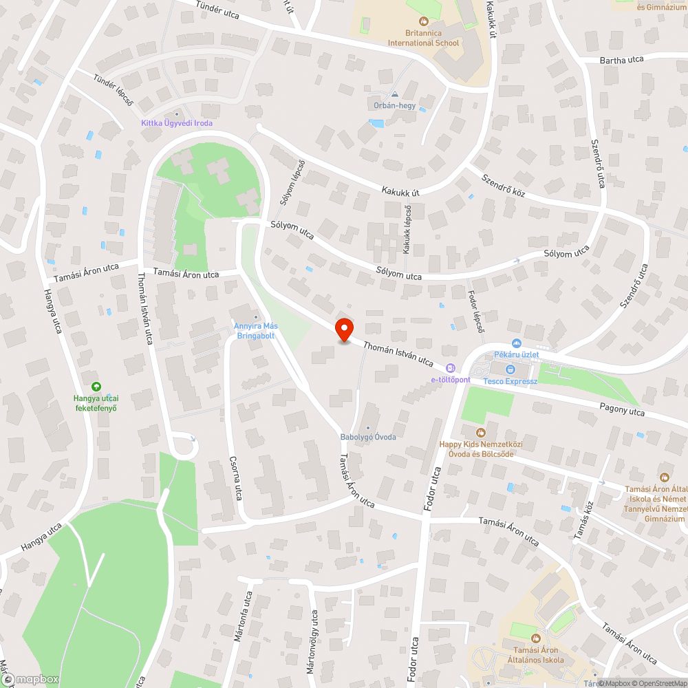 Üres közműoszlop bejelentés helye