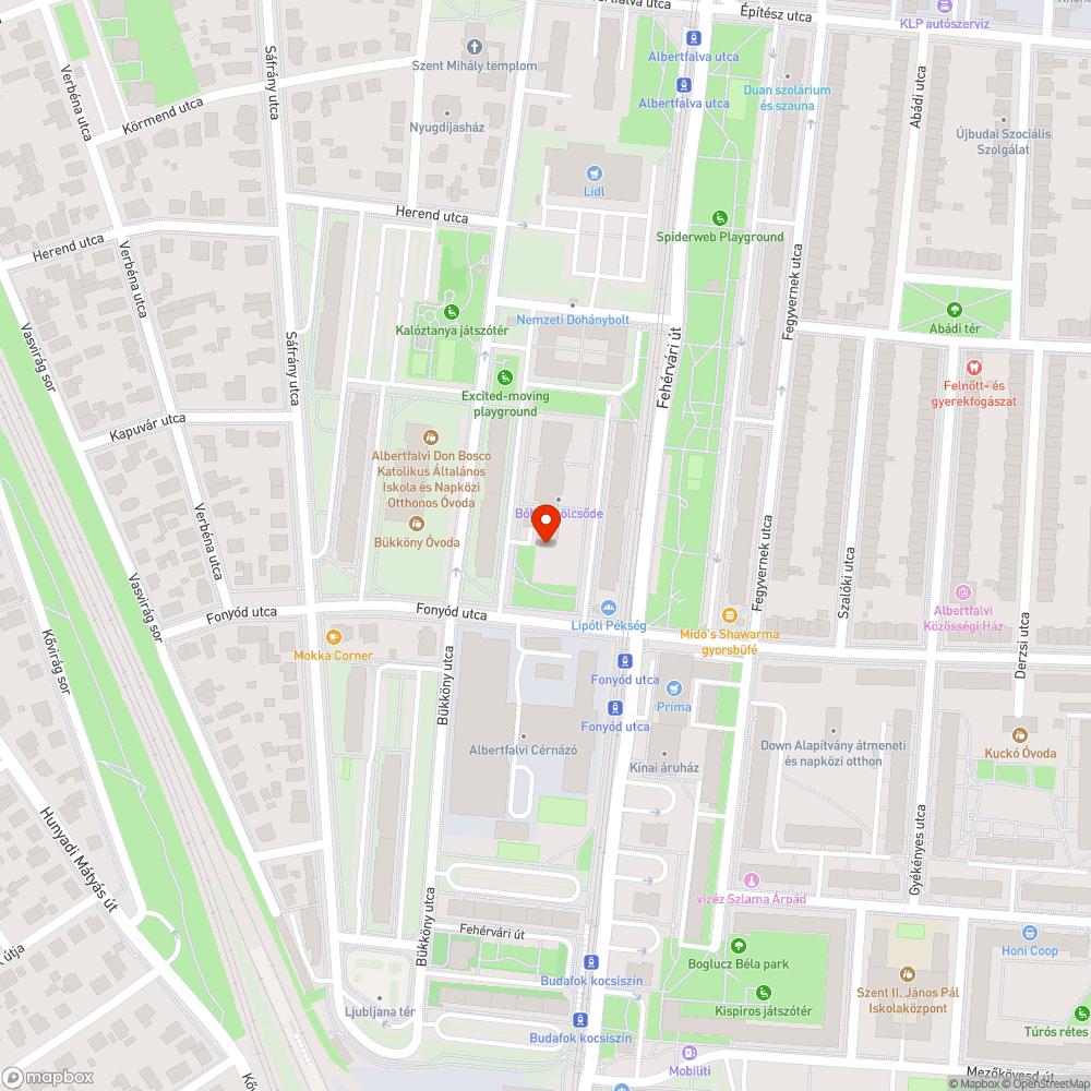 Bugdácsolós, egyenletlen térkövek bejelentés helye