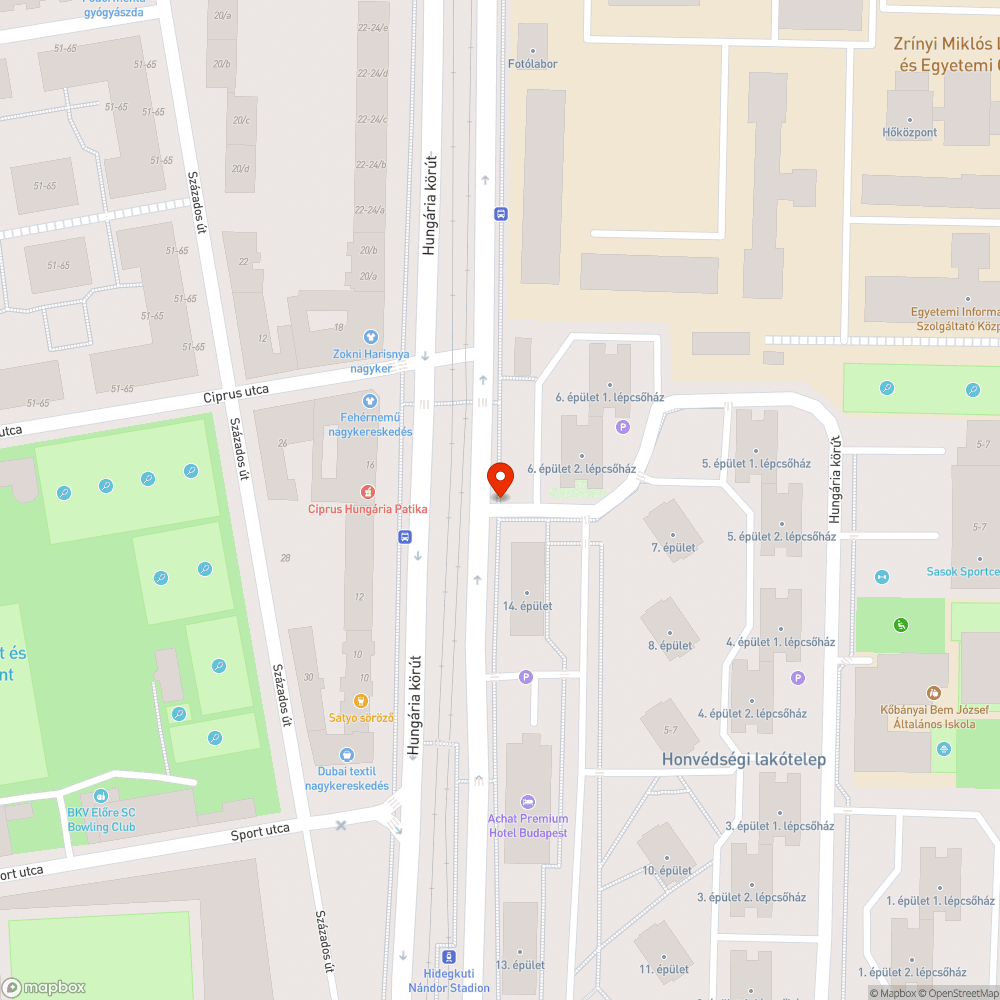 Jelzőtábla rögzítése elengedett bejelentés helye