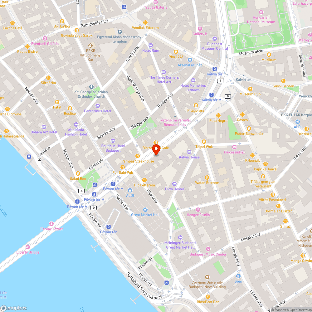 80 darab hiányzó poller a Vámház körúton bejelentés helye