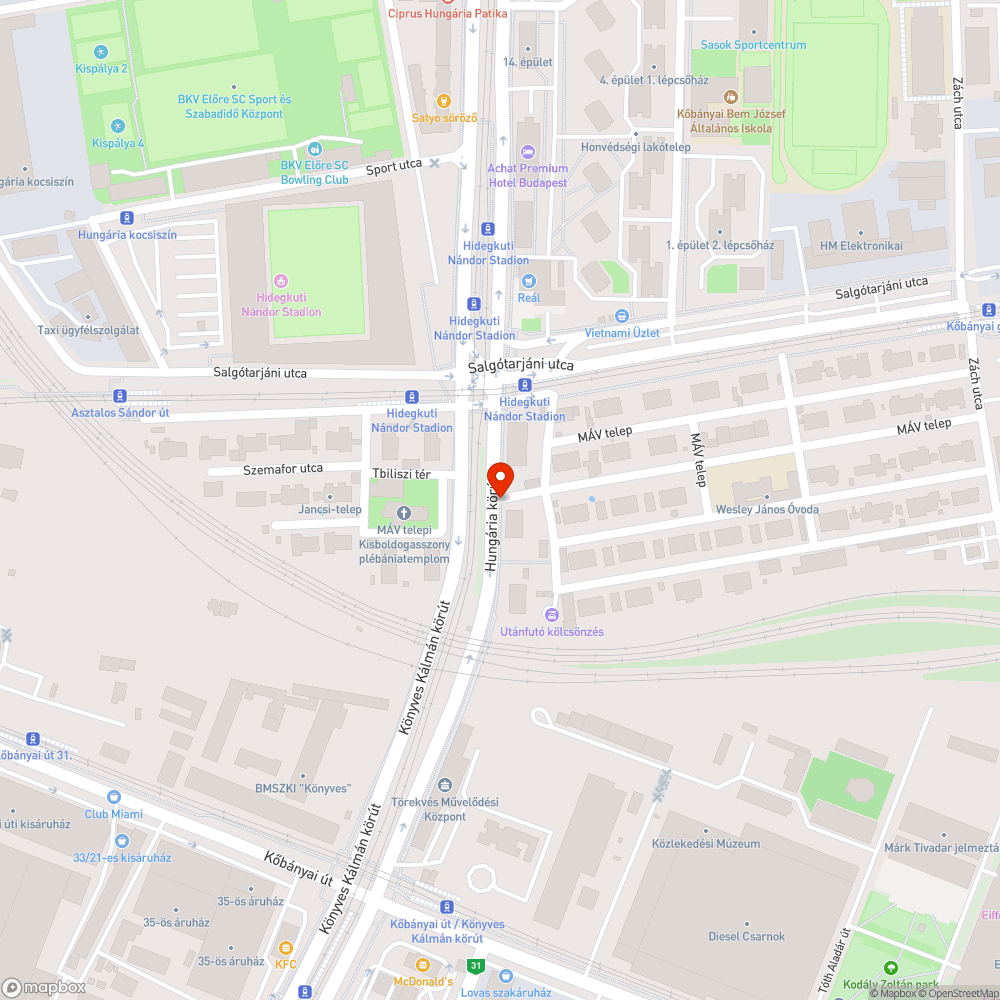 Kinn felejtett tábla bejelentés helye