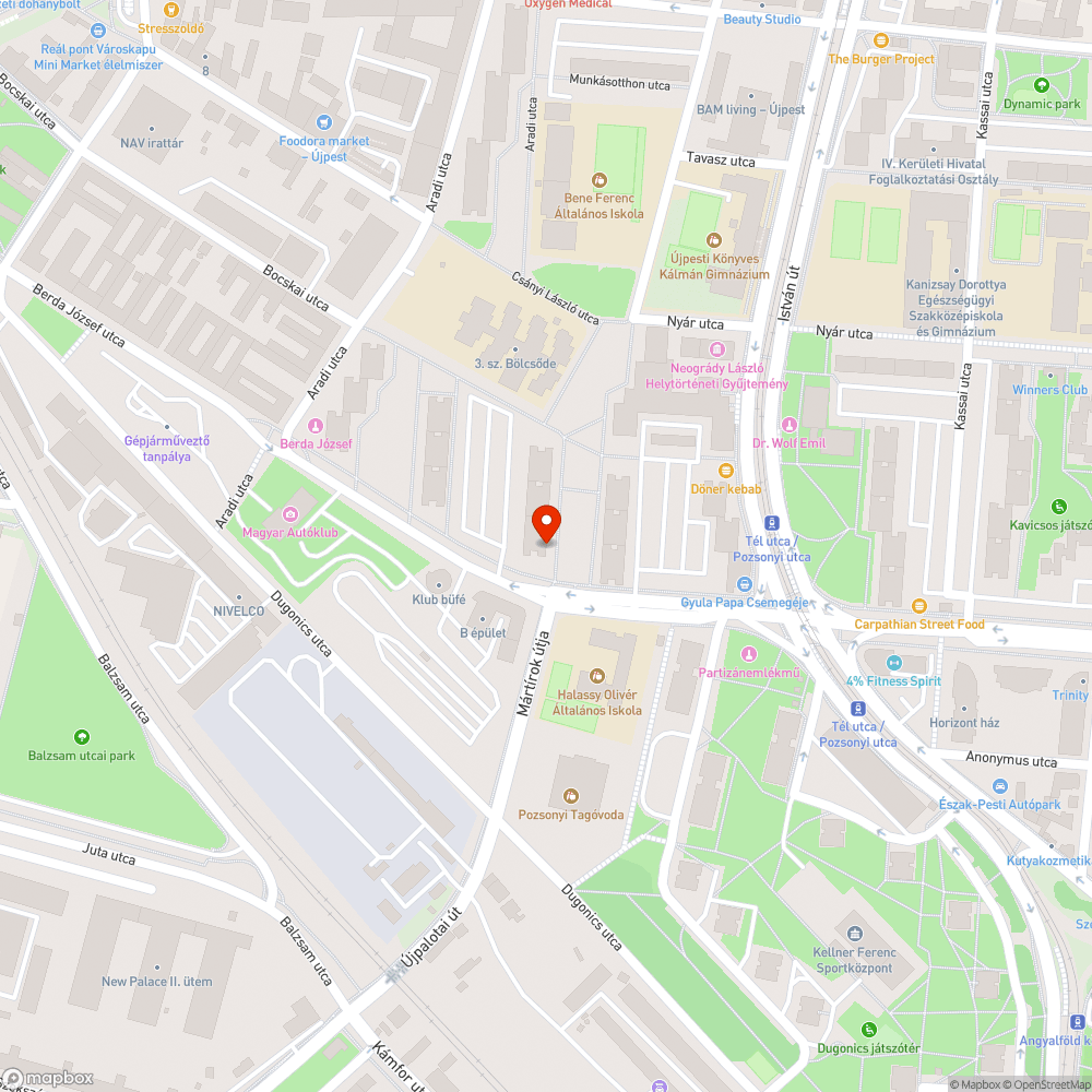 Tilosban parkolás bejelentés helye