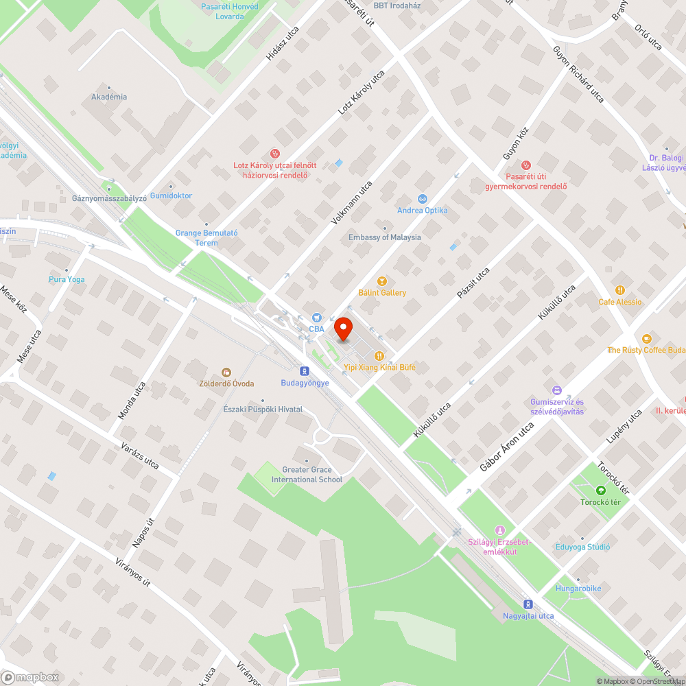 Szemetes terület bejelentés helye