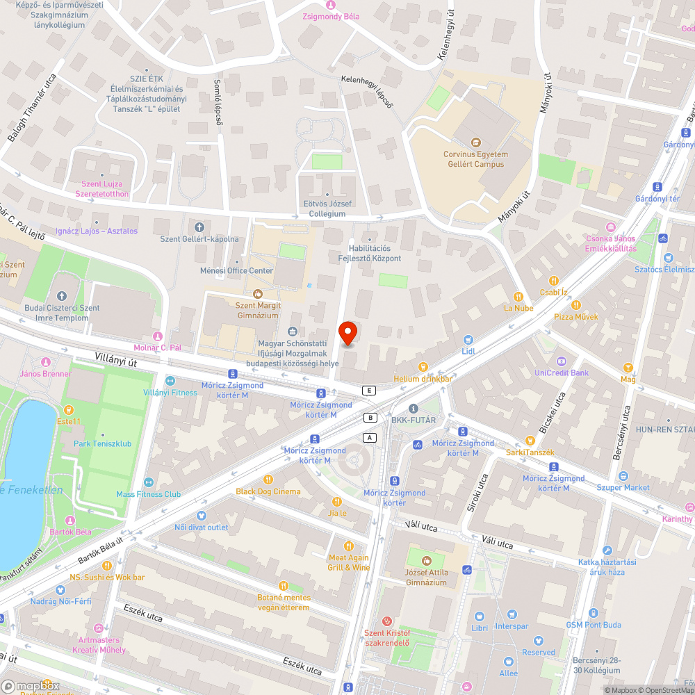 Fekália a Himfy utcában a járdán bejelentés helye