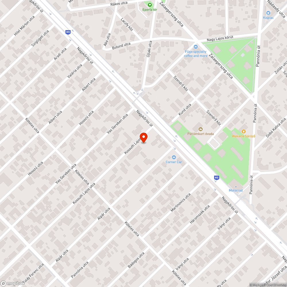 Zöldhulladék és kiálló vasrudak a földben bejelentés helye